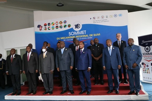 Líderes africanos pedem a Kinshasa e Pretória que reforcem luta contra terrorismo na RDCongo