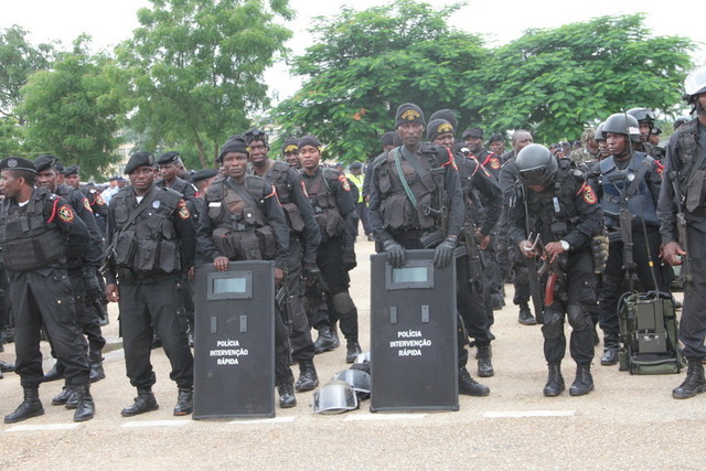 Policia angolana tem nova Unidade especializada em conter arruaças e rebeliões contra as autoridades